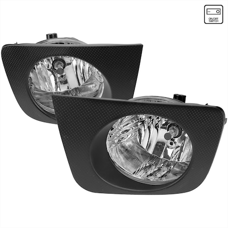 Spec-D Tuning Toyota 4Runner Fog Lights With Clear Lens 06-09 LF-4RUN06COEM-HZ